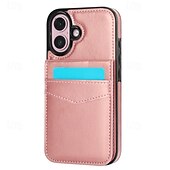 お買い得  iPhone用ケース-電話 ケース 用途 iPhone 16 Pro Max プラス iPhone 15 プロマックスプラス iPhone 14 13 12 11 Pro Max Plus Mini SE バックカバー スタンド付き カード挿入口 耐衝撃 レトロ風 TPU PUレザー