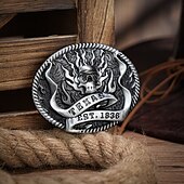 economico Cinture da uomo-Per uomo Fibbia della cintura Con fibbia Argento Bronzo Lega Stile vintage Retrò vintage Fantasma Texas Giornaliero Celebrazioni religiose