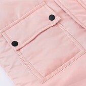 παιδικό πουπουλένιο μπουφάν για κορίτσια απλό streetwear τσέπης διακοπών βαμβακερό παλτό πανωφόρι 4-12 ετών φθινοπωρινό μαύρο ροζ σκονισμένο τριαντάφυλλο Χαμηλού Κόστους Μπουφάν κοριτσιών με πούπουλα και παρκά-παιδικό πουπουλένιο μπουφάν για κορίτσια απλό streetwear τσέπης διακοπών βαμβακερό παλτό πανωφόρι 4-12 ετών φθινοπωρινό μαύρο ροζ σκονισμένο τριαντάφυλλο