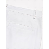 levne Pánské elitní kalhoty-Pánské Plátěné kalhoty Kalhoty chinos Pevná barva Plná délka Svatební Párty Venkovní Elegantní prázdniny Černá Bílá Lehce elastické