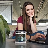 billiga Personliga presenter-Personliggjord Magisk Mugg Anpassad Bröllopsgåva för Par Foton Bröllopsgåva Mugg Värmeavslöjande Känslig Mugg Färgförändrande Keramisk Mugg Julmugg Kaffe Mugg med Bild Logo Text Gåvor