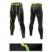 abordables Pantalones de Correr &amp; Mallas-Hombre Leggings mallas Pantalones para correr Leggings Pantalones de chándal Bolsillo Cintura elástica Alta cintura Mallas Leggings Exterior Deporte Deportivo Otoño Secado rápido Ligero Suave Maratón
