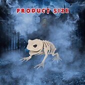 cheap Novelty &amp; Gag Toys-Spooky Skeleton Frog - Perfect For Halloween Decor &amp; Party Props, Durable Plastic, No Power Needed