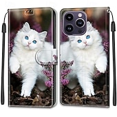 Χαμηλού Κόστους iPhone Θήκες-τηλέφωνο tok Για iPhone 14 13 12 Pro Max Plus iPhone 14 Pro Max iPhone 13 12 Pro Max iPhone 12 Pro Max Πίσω Κάλυμμα με βάση στήριξης με λουράκι καρπού Υποδοχή κάρτας Ρετρό TPU PU δέρμα
