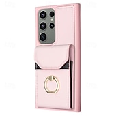 Недорогие Чехлы для Samsung-телефон Кейс для Назначение S23 Ultra Plus S22 S21 Плюс Ультра A54 A34 A14 А53 A12 A52 Samsung A13 5G Кошелек для карт Кольца-держатели Разъем для карты Защита от удара Ретро ТПУ Кожа PU