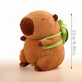 お買い得  ぬいぐるみ-9インチのカピバラぬいぐるみシミュレーションアニメおもちゃかわいい人形ぬいぐるみソフト人形クリスマスと感謝祭のギフト
