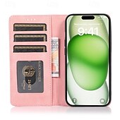 economico Cover per iPhone-telefono Custodia Per iPhone 16 Pro Max Plus iPhone 15 Pro Max Plus iPhone 14 13 12 11 Pro Max Plus Mini SE Per retro Con supporto A calamita Slot per schede Retrò TPU pelle sintetica