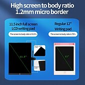 cheap Office Supplies-11.5 Inch Business Style Full Screen Clear Handwriting Writing Tablet Memo Pad Protective Case For Meeting Office Gifts