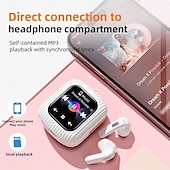 cheap TWS True Wireless Headphones-K8 True Wireless Headphones TWS Earbuds In Ear Bluetooth 5.3 Stereo Fast Charging ENC Environmental Noise Cancellation Touch Screen TWS Earbuds