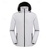 cheap Fleece &amp; 3 in 1 Jackets-Men&#039;s Softshell Jacket Hiking Jacket Outdoor Windproof Quick Dry Lightweight Jacket Windbreaker Jacket Traveling Black White Red Navy Blue Royal Blue