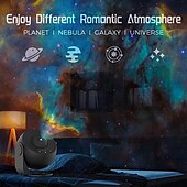 cheap Party Supplies-1pc 13-in-1 Multi-Functional Star Projector Night Light, Galaxy Planetarium Projector with Aurora Effect for Bedroom