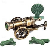 ieftine Jucării Novelty-1 mini replică de tun care se poate arde - miniaturi - model de armă militară detaliat pentru decorarea mesei și distracție sportivă de împușcare pentru copii și adulți - cadou unic de colecție și