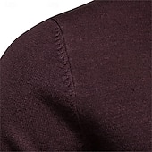 cheap Men&#039;s Pullover Sweater-New Winter Thickness Pullover Men O-neck Solid Color Long Sleeve Warm Slim Sweaters Men Men&#039;s Sweater Pull Male Clothing