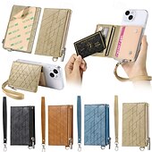 cheap Universal Phone Bags-Cell Phone Card Holder Pocket With Magsafe For iPhone 16 15 14 13 12 Pro Max Ring Holder Magnetic Drop Protection