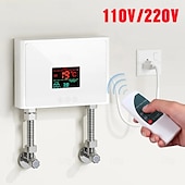 levne Jiné spotřebiče-Průtokový ohřívač vody 110v/220v 3000w nástěnné elektrické ohřívače pro koupelnové teplovodní sprchy a vytápění domácí kuchyně bílá