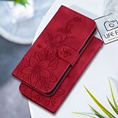 Недорогие Чехлы для iPhone-телефон Кейс для Назначение iPhone 16 Про Макс Плюс Айфон 15 Про Макс Плюс iPhone 14 13 12 11 Pro Max Plus Mini SE Кейс на заднюю панель со стендом с ремешком на запястье Разъем для карты Ретро