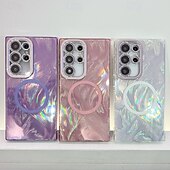 お買い得  サムスン用ケース-電話 ケース 用途 S24 Ultra S24 Plus S24 FE S23 Ultra A55 A35 A25 A15 5G A54 S25ウルトラ バックカバー 磁石バックル ワイヤレス充電をサポート 耐衝撃 レトロ風 仕上げ