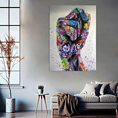 preiswerte Pop-Ölgemälde-Straßenkunst-Ölgemälde, handgefertigt, abstrakt, Straßenarthritis-Gemälde auf Leinwand, Pop-Art, strukturiertes Ölgemälde, handgemalt, Pop-Art, moderne Wandkunst, handgemaltes Kunstwerk für