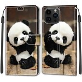 economico Cover per iPhone-telefono Custodia Per iPhone 15 Pro Max Plus Copertura Posteriore con Supporto Con Cinturino da Polso Slot per Carte Retrò TPU Pelle PU