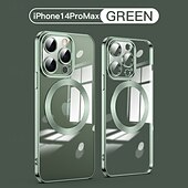 お買い得  iPhone用ケース-電話 ケース 用途 iPhone 16 Pro Max プラス iPhone 15 プロマックスプラス iPhone 14 13 12 11 Pro Max Plus iPhone 14 Pro Max iPhone 13 12 11 Pro Max バックカバー 磁石バックル ワイヤレス充電をサポート 耐衝撃 レトロ風 TPU 仕上げ