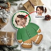 economico Regali personalizzati-cuscini natalizi irregolari&amp;amp;cuscini regalo personalizzato foto pan di zenzero idee regalo personalizzate in varie dimensioni con inserto