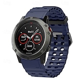 cheap Garmin Watch Bands-Watch Band for Garmin Fenix 8 47mm 51mm 7X 6 6X Pro Epix Pro Instinct 2X Approach S70 S62 S60 Forerunner 955 945 Epix Marq Descent Quatix 22mm 26mm Silicone Replacement  Strap Quick Fit Adjustable