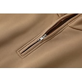 economico Felpe di base-Per uomo Maglia Felpa con zip corta Nero Rosso Blu Cachi Mezza zip Renna Stampato Natale Quotidiano Ferie Poliestere Streetwear Casual Bavarese Autunno &amp; Inverno Abbigliamento Felpe con cappuccio