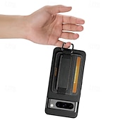 baratos Outras capas para telefone-telefone Capinha Para Pixel 9 Pro Pixel 9 Pro XL Pixel 8 Pro Pixel 8 Pixel 9 Pixel 7 Pixel 7 Pro Pixel 6 Pixel 6 Pro Capa traseira Com Suporte com pulseira Slot para cartão Retro TPU PC Couro PU