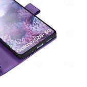 Недорогие Чехлы для Samsung-телефон Кейс для Назначение S21 FE S21 S21 Ультра Плюс A72 S20 Plus S20 Ультра S20 A12 A32 A52 Кейс на заднюю панель со стендом с ремешком на запястье Разъем для карты Ретро ТПУ Кожа PU