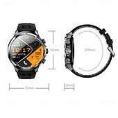 baratos Smartwatch-696 H19 Relógio inteligente 1.95 polegada Relógio inteligente Bluetooth Podômetro Aviso de Chamada Monitor de Sono Compatível com Android iOS Masculino satélite Chamadas com Mão Livre Câmera IP 67