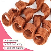 baratos Cabelo de crochê-Extensor Ondulado Trança Box Braids Cabelo Sintético Cabelo para Trançar 1 pacote