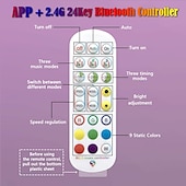voordelige Neon LED-verlichting-RGB led neon touwlicht, 1,6-16ft USB 5V kleurveranderende stripverlichting met app- en muziekbediening, IP65 waterdicht voor slaapkamer- en feestdecoratie 1 st.