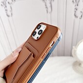 cheap iPhone Cases-Phone Case For iPhone 16 Pro Max Plus iPhone 15 Pro Max Plus iPhone 14 13 12 11 Pro Max Plus iPhone 14 Pro Max iPhone 13 12 11 Pro Max Back Cover with Stand Holder Card Slot Shockproof Retro TPU PU