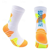 economico Calzini da corsa-Calze sportive Calzini da corsa 1 paio Color Block Per uomo Calzini / Calze Anti-scivolo Traspirante Comodo Allenamento in palestra Calcio Corsa Jogging Ciclismo Gli sport Color Block Di tendenza