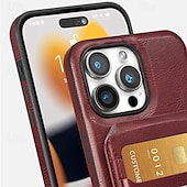 お買い得  iPhone用ケース-電話 ケース 用途 iPhone 16 Pro Max プラス iPhone 15 プロマックスプラス iPhone 14 13 12 Pro Max Plus iPhone 14 Pro Max iPhone 13 12 Pro Max バックカバー スタンド付き 磁石バックル ワイヤレス充電をサポート レトロ風 TPU PUレザー