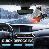 economico apparecchiature per il riscaldamento dell&#039;auto-Ventilatore riscaldatore per auto 12v/24v Ventilatore riscaldatore per auto 2 in 1 Sbrinatore per auto Riscaldamento rapido Ventilatore riscaldatore elettrico per auto con supporto Mini portatile