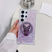 お買い得  サムスン用ケース-電話 ケース 用途 S24 Ultra S24 Plus S24 S24 FE S23 S23 Ultra S23 Plus S22 S22ウルトラ S21 FE バックカバー スタンド付き 磁石バックル ストラップ付き レトロ風 PC