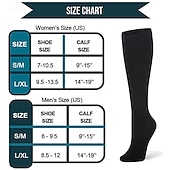 abordables Chaussettes pour la course-Yoga Socks 3 Pairs Men's Women's Compression Socks Anti-Slip Breathable Sweat wicking Comfortable Gym Workout Basketball Football / Soccer Running Jogging Sports Solid Colored Fashion Polyester