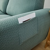 billiga Vilstol och länstol-jacquard fåtölj överdrag överdrag lazyboy överdrag soffstolsöverdrag 4-delade set, halkfri vilstol med förvaringsfickor möbelskydd för vardagsrum