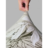 billiga Fåtöljskydd och armlöst stoltäckning-blommiga stolsöverdrag lyxiga högstretch armlösa stolsöverdrag för stora stolar, avtagbart möbelskydd för vardagsrum matsal hotell