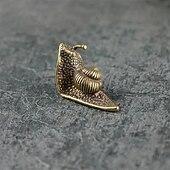 お買い得  彫像-カタツムリの彫像 - ミニレトロ銅カタツムリ彫刻装飾 - 屋外池庭カタツムリ小さな彫像真鍮カタツムリ - 家の装飾動物の彫像ギフト