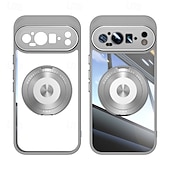 お買い得  その他のスマホケース-電話 ケース 用途 ピクセル9プロ ピクセル9プロXL ピクセル9 バックカバー スタンド付き 耐衝撃 レトロ風 TPU PC PUレザー