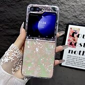 お買い得  サムスン用ケース-電話 ケース 用途 サムスンのギャラクシー Zフリップ6 Z Flip 5 Z Flip 4 Z Flip 3 バックカバー 耐衝撃 レトロ風 PC