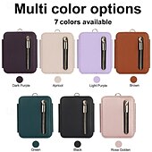 baratos Capa Samsung-telefone Capinha Para Z Flip 7 Z Virar 6 Z Flip 5 Z Flip 4 Z Flip 3 Capa traseira Com Suporte Zíper com cordão Retro TPU Couro PU