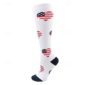 abordables Calcetines de running-Calcetines de yoga 1 Par Hombre Mujer Calcetines de compresión A prueba de resbalones Transpirable Reductor del Sudor Cómodo Entrenamiento de gimnasio Baloncesto Fútbal Corriendo Correr Deportes