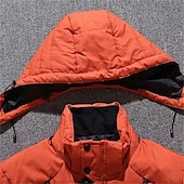economico Piumini-Per uomo Giacca con cappuccio Giacca in pile da escursione Inverno All&#039;aperto Antivento Caldo Morbido Comodo Giacche in pile Cerniera intera Campeggio / Escursionismo / Speleologia Viaggi Sport