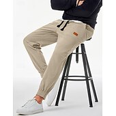 cheap Sweatpants-Men&#039;s Sweatpants Joggers Corduroy Pants Trousers Casual Pants Pocket Drawstring Elastic Waist Plain Comfort Soft Full Length Sports Outdoor Casual Daily Fashion Stylish Black Khaki