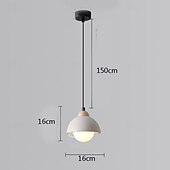 baratos Luzes pendentes-luminária pendente de terrazzo com base g9 luminária pendente estilo nórdico luz branca quente cor mooden sombra g9 110-240v