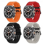 baratos Pulseiras de relógio Samsung-4 pacotes Pulseiras de Relógio para Samsung Assistir Ultra Silicone Substituição Alça Ajustável Banda do Oceano Pulseira