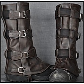 Χαμηλού Κόστους Υποδήματα-Ρετρό / Βίντατζ Μεσαίωνα Χορός μεταμφιεσμένων Γκέτες Κάλυμμα παπουτσιών Φανταχτερή Φόρεμα Ανδρικά Γιούνισεξ Πειρατής Steampunk Απόκριες Μασκάρεμα Επίδοση Πάρτι Σκηνή Ενηλίκων Κάλυμμα παπουτσιών